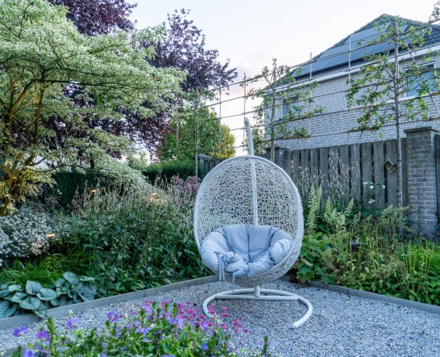 Patiotuin schaduwtuin hangei tuin