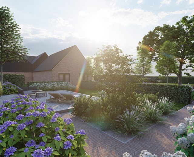 Groene oase tuin